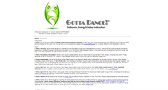 Desktop Screenshot of gottadance.org